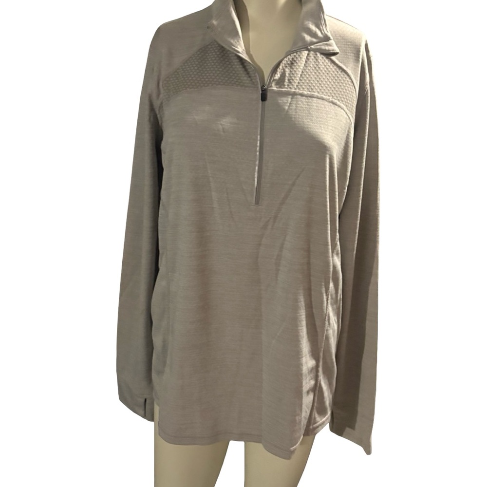 Xersion Women's grey Quarter-Zip Sweatshirt